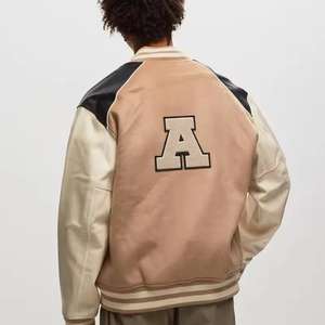 Custom Winter Vintage Wool Varsity Jacket for Men Embroidered College School Coat Wholesale Cheap Price Letterman Jacket - Product Image 3