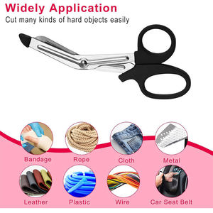 Tijeras para Vendajes de Paramédico Más Vendidas con Mango Antideslizante, Tijeras para Gasa, Tijeras para Trauma ANAAIF ENTERPRISES - Product Image 2