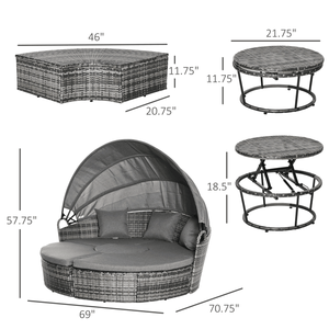 Set da Giardino con Comoda Poltrona per il Relax all'Aperto - Product Image 3