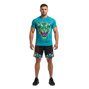 Camiseta de Cuello Redondo para Hombre, Algodón Suave, Ajuste Cómodo, Impresión de Logotipo Personalizado, Venta al por Mayor, Moda Casual, Manga Corta, Ropa Diaria - Product Image 4