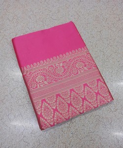 Export Quality Designer Women <b>Wedding</b> Festival Traditional <b>Modest</b> Ethnic Silk pink Floor-Length Quick Dry All Seasons Saree - Product Image 5
