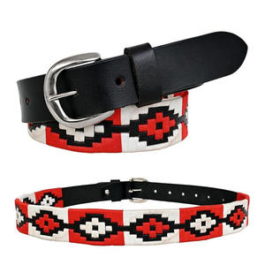 Ceintures de polo en cuir véritable durables avec boucle en acier - Écologiques et imperméables pour l'entraînement équestre, l'équitation et l'usage quotidien - Product Image 5