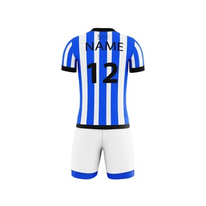 Uniforme de football personnalisable, couleur et design sublimés, 100% polyester, séchage rapide, respirant, OEM, unisexe, pour équipes et clubs adultes - Product Image 6