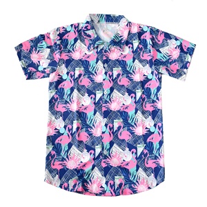 New Short-Sleeved Men's <b>Shirts</b> Hot Sale Beach <b>Shirts</b> Fashion Printed Hawaiian <b>Shirts</b> Beach Wear Knitted Summer Style OEM <b>Shirts</b> - Product Image 5