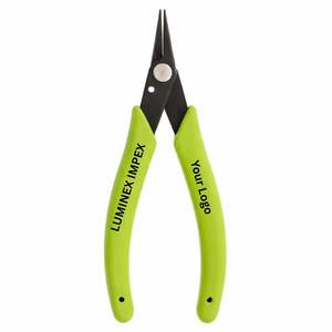 Pince à bec effilé Luminex Impex Pro, en acier inoxydable léger, pour la fabrication de bijoux et la réparation électronique - Product Image 1