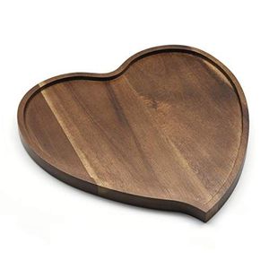Handmade Wooden Heart Bowl for Candles Centerpiece and Decor Decorative Wooden Heart Bowl Rustic Farmhouse Table Decor - Product Image 2