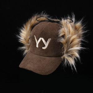 Gorra de running sólida, gorra estilo papá, gorra trucker, gorras de invierno con orejeras, gorra de béisbol de pana y algodón, fabricación de calidad premium en Pakistán - Product Image 6
