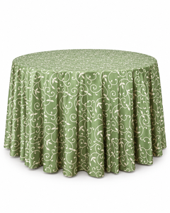 Housse de table ronde moderne en polyester imprimé, durable, pour réceptions de mariage, banquets, fêtes, décoration d'événements, fournisseur indien, meilleur prix - Product Image 1