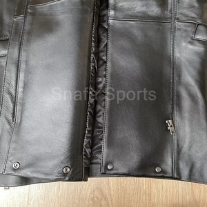Women's High-Quality Customizable Leather Jacket High Street Custom Made Women Premium Breathable Windproof Jackets - Product Image 3