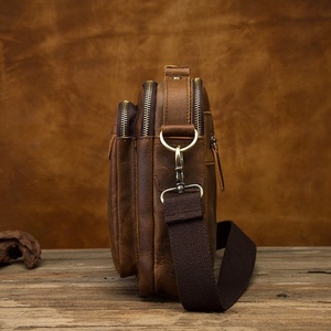 Sac messager élégant en cuir véritable pour femme, léger, durable, imperméable, écologique, personnalisable, sac bandoulière de voyage - Product Image 4