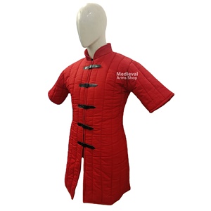 Gambesón Medieval Artesanal de Alta Calidad, Manga Corta, Acolchado de Algodón, Chaqueta de Armadura de Caballero, para el Día de la Madre, Navidad, Nuevo - Product Image 1