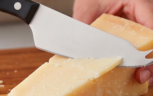 Stainless Steel <b>Cheese</b> <b>Knife</b> <b>Set</b> With Black Plastic Handles Durable Eco Friendly Kitchen Tools For Restaurant Use And Hotel Use - Product Image 3
