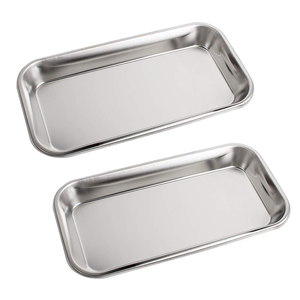 Oem Best Sale 2024 Hollow Ware Instruments Tray Shallow (Mayo) Stainless Steel Surgical Manual Lightweight Reusable CE Certified - Product Image 4