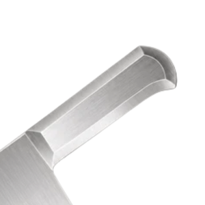 Couteau à viande robuste PK-DR, lame en acier inoxydable argenté, manche en métal argenté, couteau de boucher professionnel, outil de cuisine - Product Image 2
