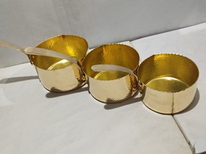 Decorative Oval Shape Brass <b>Candle</b> Jar <b>Refillable</b> Metal <b>Candle</b> Container - Product Image 6