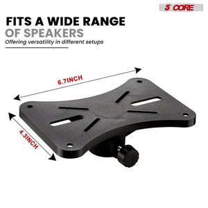 Soporte de Trípode para Altavoces PA de Alta Resistencia, Ajustable de 31 a 54 Pulgadas, Inserto de 35 mm, 132 Libras por Par, Accesorios para Altavoces PA de DJ - Product Image 6