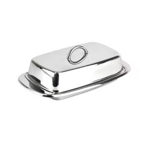 Contenedor de mantequilla metálico con tapa para mostrador de buffet, recipiente para mantequilla para presentación en mesa de desayuno de restaurante. - Product Image 3