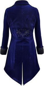 Custom Medieval <b>Tailcoat</b> Victorian Steampunk Pirate Coat Gothic Cosplay Halloween Costume 100% Polyester OEM - Product Image 6