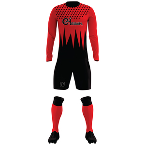 Tenue de football Elite Sports 100% polyester respirant, noms et numéros d'équipe personnalisés, unisexe adulte, conçue pour un confort et une vitesse optimaux - Product Image 1