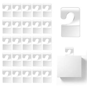 Etiquetas Adhesivas Transparentes Flexibles en Oferta, Ganchos Autoadhesivos con Orificio en J, Etiquetas Plegables para Exhibición con Técnicas de Grabado Removibles - Product Image 4