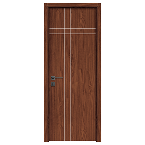 Puerta Interior Insonorizada e Impermeable con Núcleo de WPC, Diseño Moderno y Lujoso, Madera Compuesta, Uso Comercial, Baños, Oficinas - Product Image 1