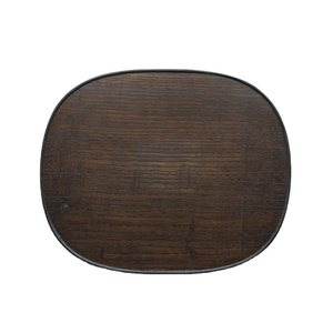 Plateau de service en bois massif éco-responsable |   Plateau alimentaire en bois naturel pour une alimentation durable, ustensiles de cuisine, décoration de la maison - Product Image 4