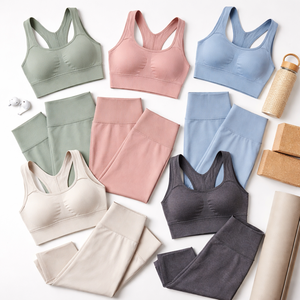 Vêtements de yoga confortables, fournisseur direct d'usine - Vente en gros - Ensembles de yoga personnalisés OEM pour les détaillants - Product Image 5