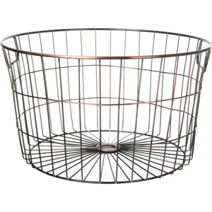 Medium Copper <b>Wire</b> <b>Storage</b> <b>Baskets</b> Colorful Mesh Style Metal Kitchenware Tableware Multipurpose <b>Storage</b> Laundry Room Use PC - Product Image 1