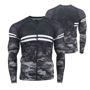 เสื้อรัดกล้ามเนื้อ MMA แบบสั่งทำพิเศษ พิมพ์ลายด้วยเทคนิค Sublimation แขนยาว แห้งเร็ว ระบายเหงื่อได้ดี ป้องกันรังสียูวี UPF50 รุ่นใหม่ล่าสุด - Product Image 2