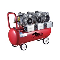 Compresseur d'air sans huile alimenté par batterie au lithium sans fil 2100W 2,82Hp 70L 144V