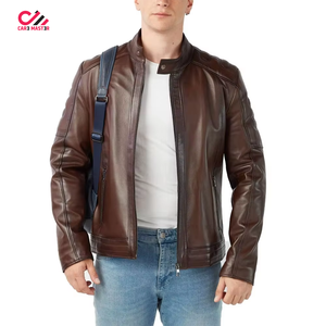 Servicios OEM de Chaquetas de Invierno, Chaqueta de Cuero para Hombre de Diseño Personalizado de Alta Calidad, Chaqueta de Cuero de Nuevo Diseño para Hombre 2026 - Product Image 5