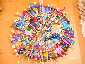 Bulk Supply Wooden Fish Natural Wood Decorative Nautical Sculpture Professional Export Quality For Global Wholesale Buyer Only - Product Image 4