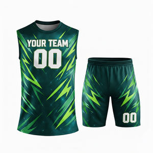 Maillot de football américain bleu personnalisé, dernière arrivée, col en V, sublimation, 100 % polyester respirant, design grande taille - Product Image 2