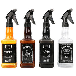 Botella de Spray para Barbería Just Water de 500 ml, Botella de Plástico con Pulverizador Fino para Peinar, Herramienta para el Cuidado y Corte del Cabello en Salón - Product Image 4