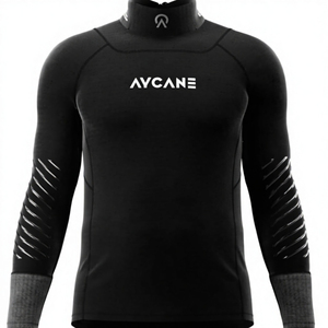 AYCANE เสื้อฮอกกี้น้ำแข็งแบบมีซับใน ป้องกันการบาดที่คอและข้อมือ ได้รับการรับรองมาตรฐาน BNQ เสื้อแขนยาวสำหรับผู้ใหญ่ แบบ unisex - Product Image 1