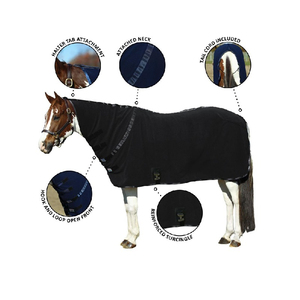 Wholesale Equestrian Equine Equipment NP Fitting Horse Fleece Rug Horses Blanket <b>Set</b> Hors Riding Products - Product Image 3