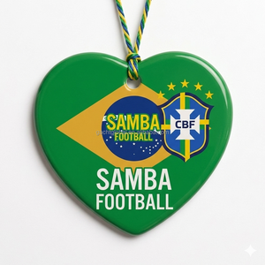 Ornement en céramique Coupe du Monde de Football Brésil 2026, Souvenir pour supporters de football, Cadeaux promotionnels sportifs OEM - Product Image 1