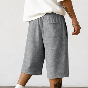 <b>Men's</b> Plaid Pattern 100% Polyester Canvas Fabric Quick Dry Mid Waist Drawstring Closure Knee Length Swim <b>Trunks</b> Front Pockets - Product Image 5