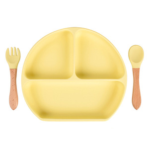 Plato de Silicona con Divisiones Hilim SCG con Juego de Cuchara y Tenedor, Libre de BPA, Apto para Alimentos, Vajilla para Niños Pequeños, Vietnam - Product Image 5