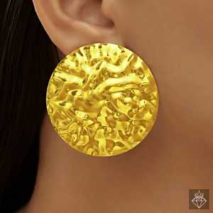 PRAO <b>Gold</b>-Plated Necklace <b>Set</b> with Earrings Anti-Tarnish Fashion Jewelry - Product Image 4