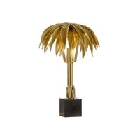 Lámpara de Mesa Moderna de Latón con Forma de Palmera, Decoración Duradera para Sala de Estar en Hogares de Lujo