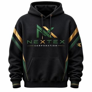 Sudadera con Capucha Personalizada para Hombre, Manga Larga, Diseño Gráfico en Bloques de Color, con Bolsillo Canguro - Product Image 4