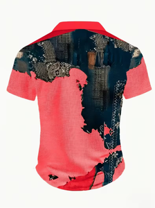 Camiseta de Hombre, Corte Ajustado, Casual, para Exteriores, Sublimada, Manga Corta, Tejido Resistente, Ligera, Transpirable, para Uso Diario - Product Image 5