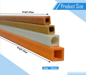 Heavy Duty PVC Square Hollow <b>Profile</b> Black <b>Plastic</b> Tube for Industrial Fabrication and Furniture Making - Product Image 5