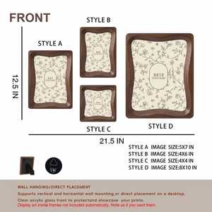 <b>Wholesale</b> Natural Wood Handmade Eco-Friendly Custom Photo <b>Frame</b> Tabletop <b>Picture</b> Holder Gift for Home Decor Special Occasion - Product Image 6