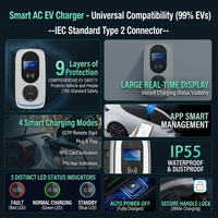 Borne de recharge AC pour véhicule électrique CCS1 Tesla DLB Single Connect 7kW avec OCPP 1.6/2.0