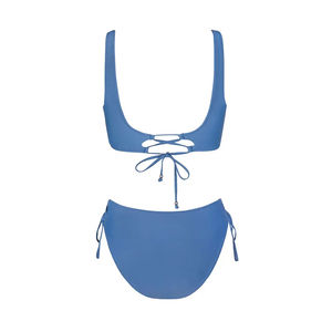 Bikini de una Pieza Personalizado de Alta Calidad para Mujer, Tipo Bandeau, Spandex/Poliéster, Transpirable, de Corte Alto, a Bajo Precio - Product Image 2