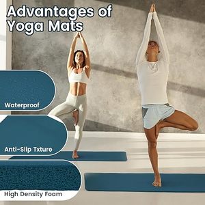 Colchonetas de Yoga de Primera Calidad, Cómodas y Plegables, de Espuma de Goma Gruesa para Adultos, Gimnasio y Fitness - Product Image 4