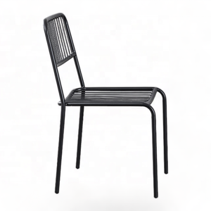 Nouvelle chaise en fer avec structure en teck pour la décoration de la maison et le mobilier de jardin - Product Image 3