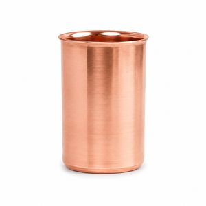 Gobelet en cuivre pur, verre à eau 100% cuivre massif, écologique, artisanal, vaisselle ayurvédique, gobelet en cuivre avec logo personnalisé - Product Image 1
